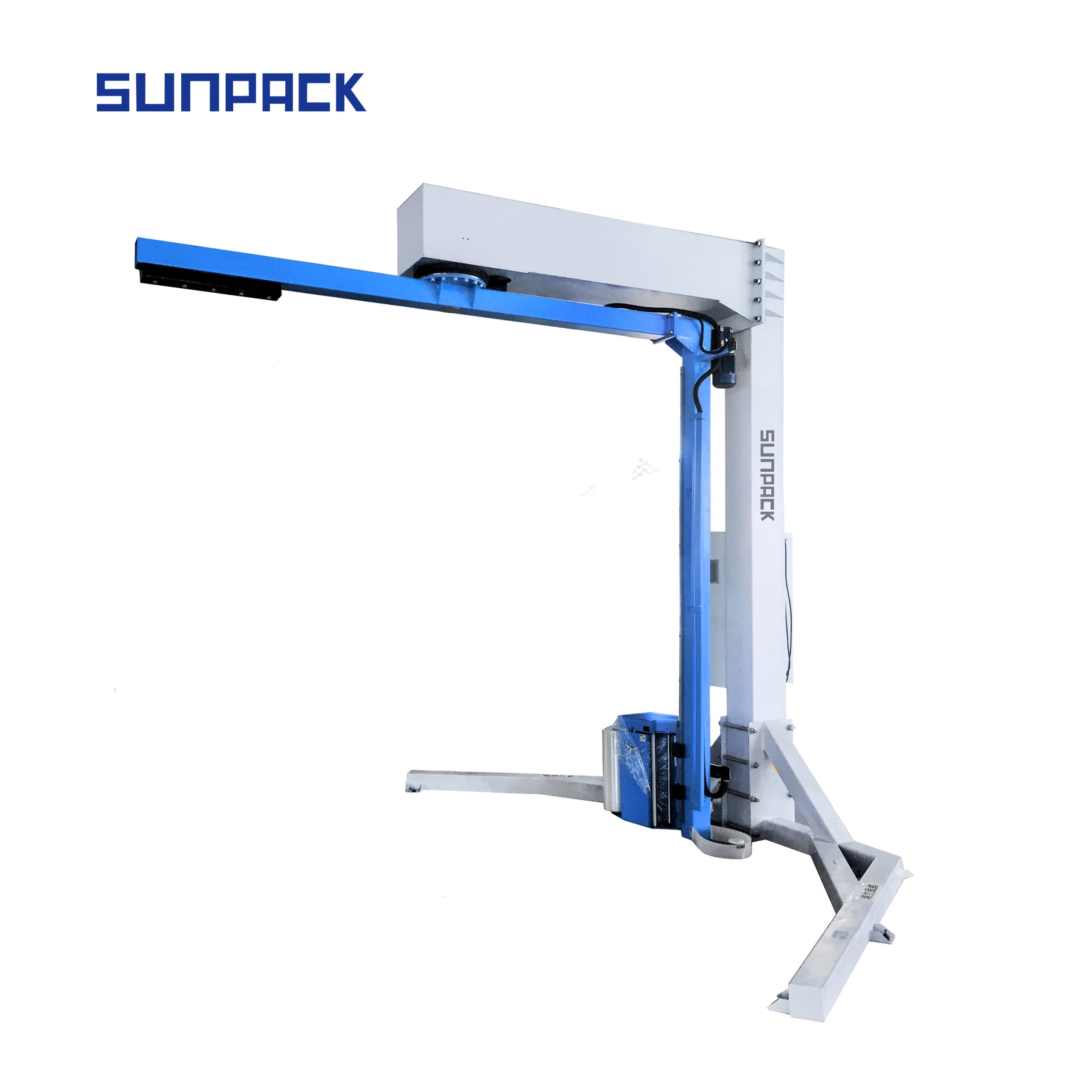 Sunpack Paper banding machineXT-66S Rotating arm pallet wrapper, pallet ...