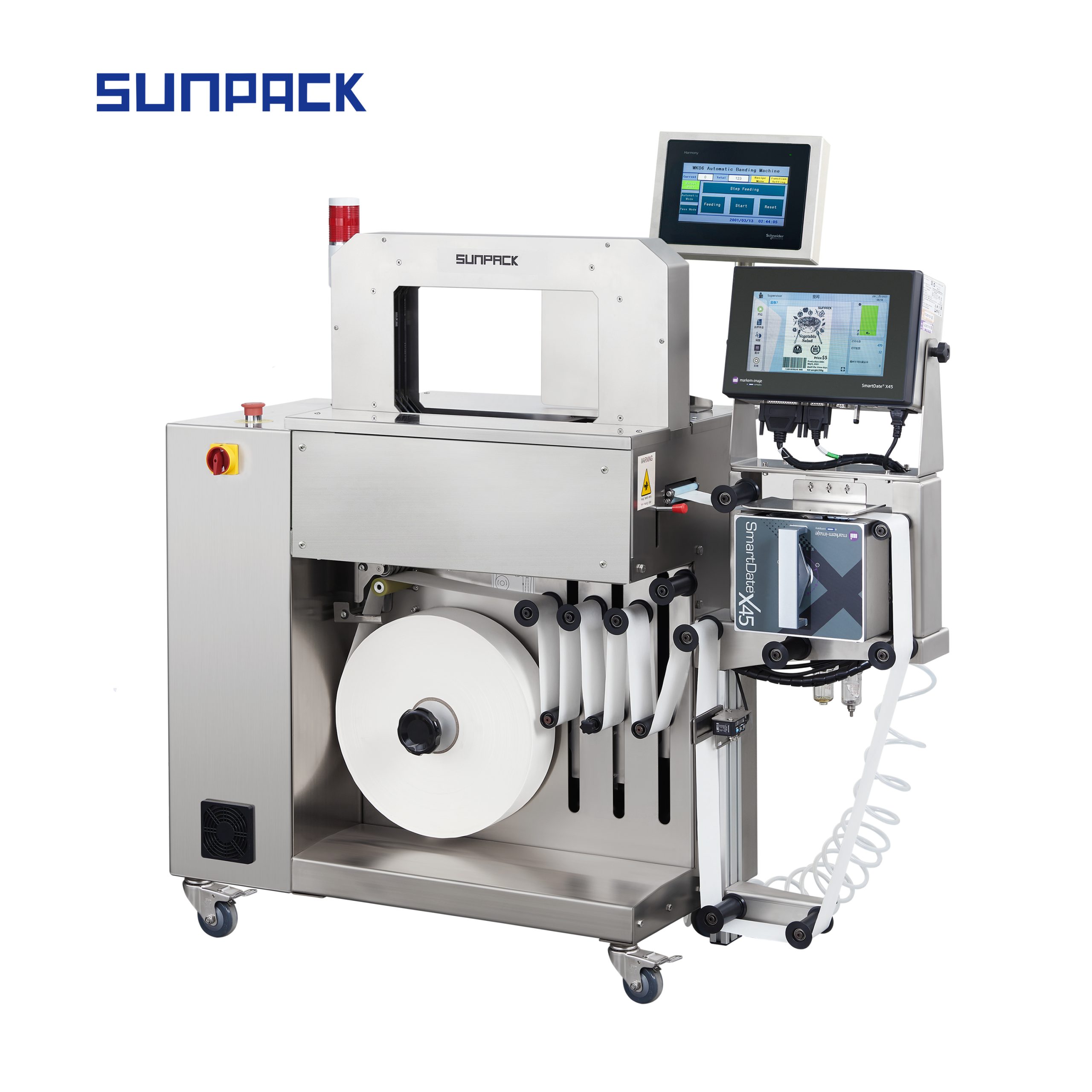 Sunpack Paper banding machineWK06-75C-MRQ Vacuum feed banding machine ...